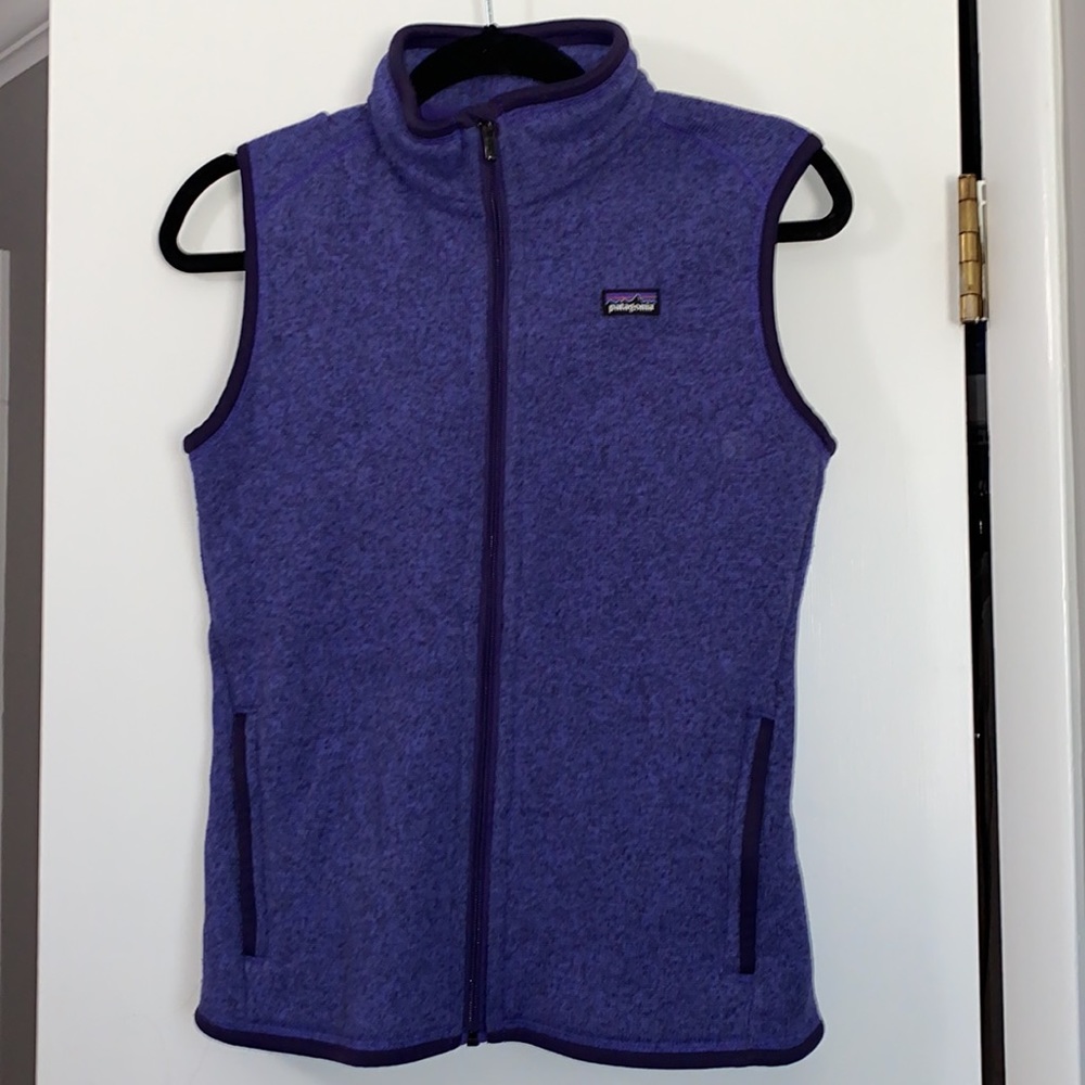 Patagonia Heathered Purple Women's Fleece Vest